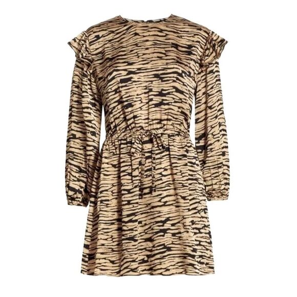 NWT Rails Dress Ora Printed Long Sleeve Pullover Golden Size M - Picture 2 of 13